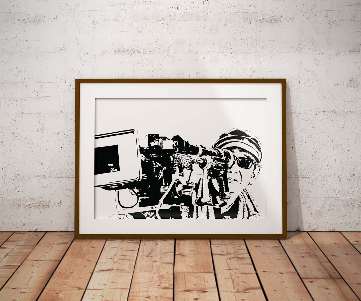 Akira Kurosawa Art Print | Japanese Cinema Decor | Minimalist Pop Culture Wall Art