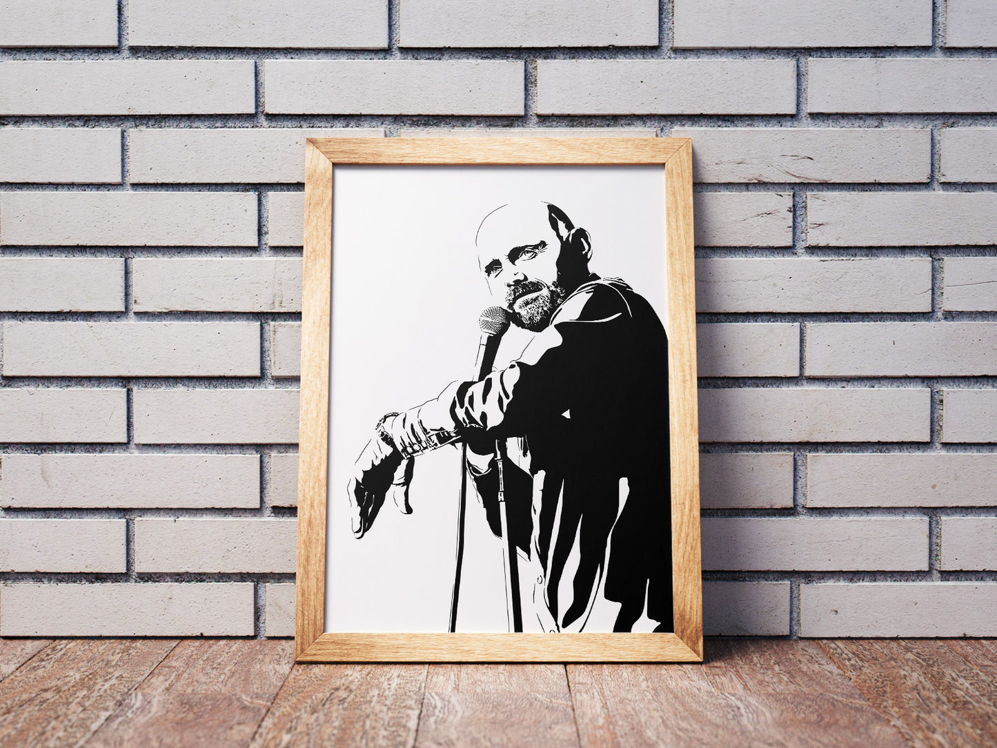 Bill Burr Art Print | Stand-Up Comedy Decor | Minimalist Pop Culture Wall Art