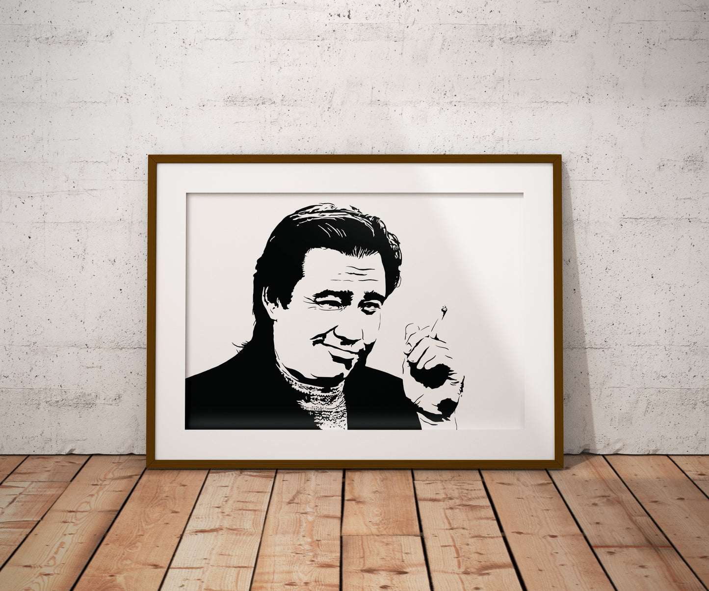 Bill Hicks Art Print | Stand-Up Comedy Decor | Minimalist Pop Culture Wall Art