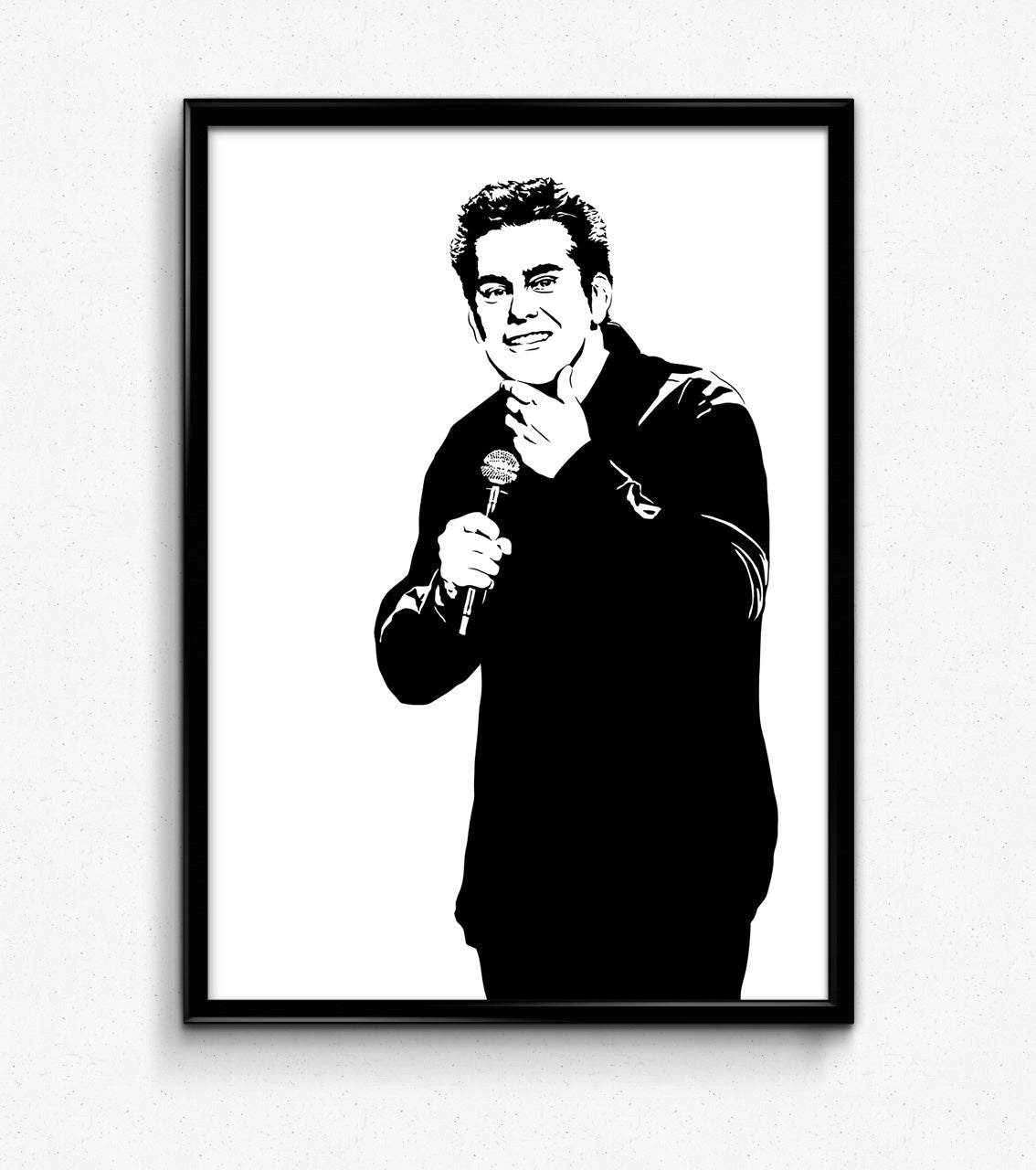 Brian Regan Art Print | Stand-Up Comedy Decor | Minimalist Pop Culture Wall Art