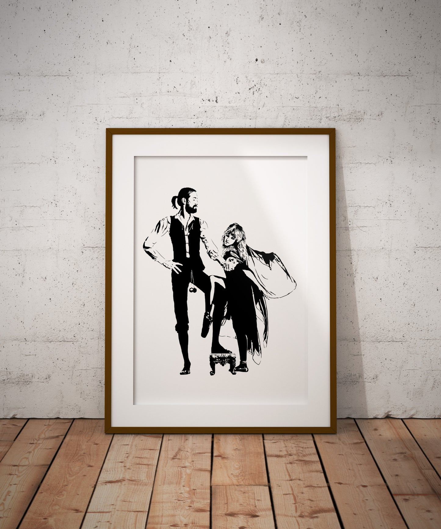 Fleetwood Mac Art Print | Rock Music Decor | Rumours | Minimalist Pop Culture Wall Art