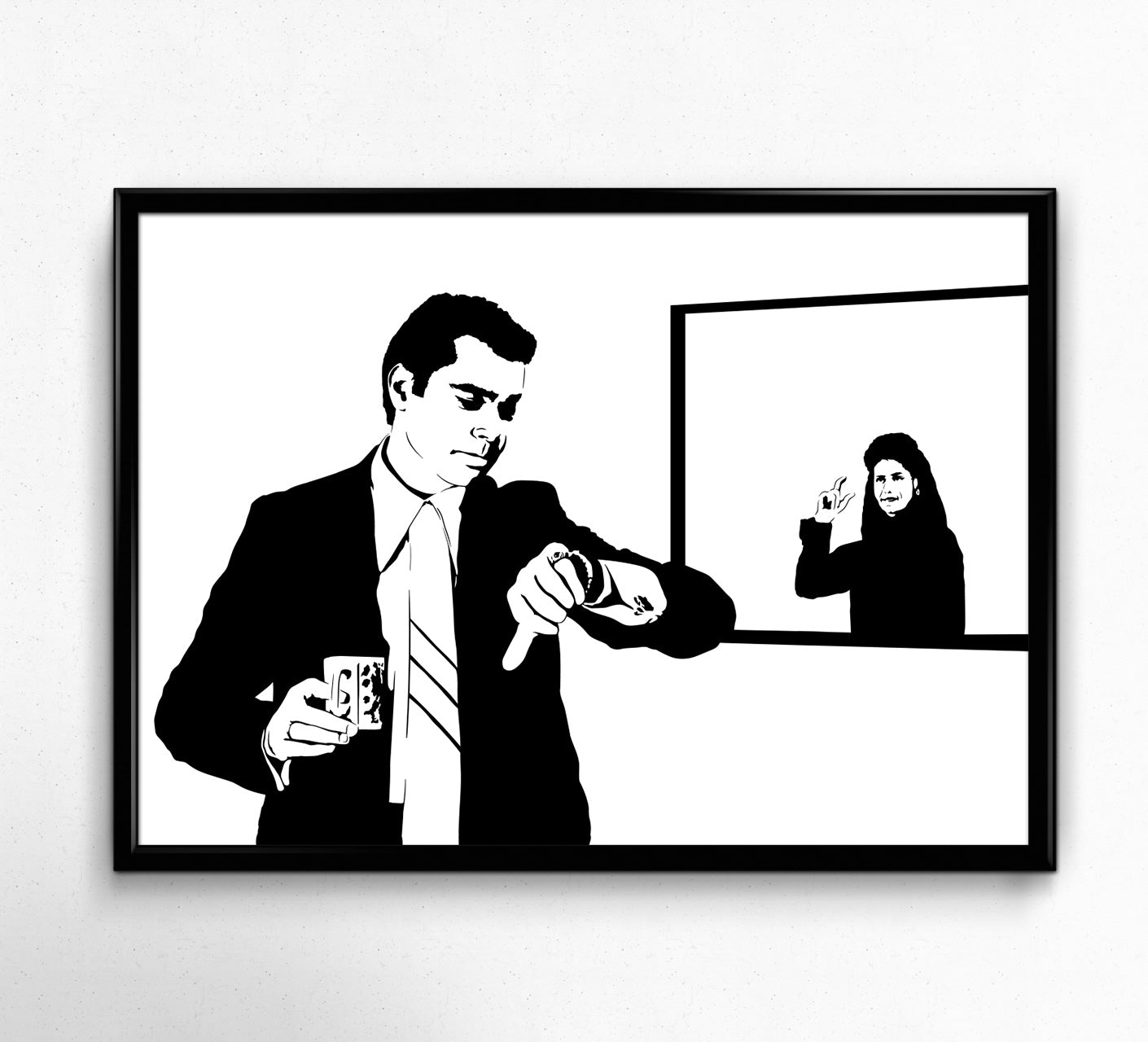 Goodfellas Art Print | Ray Liotta | Gangster Movie Decor | Minimalist Pop Culture Wall Art