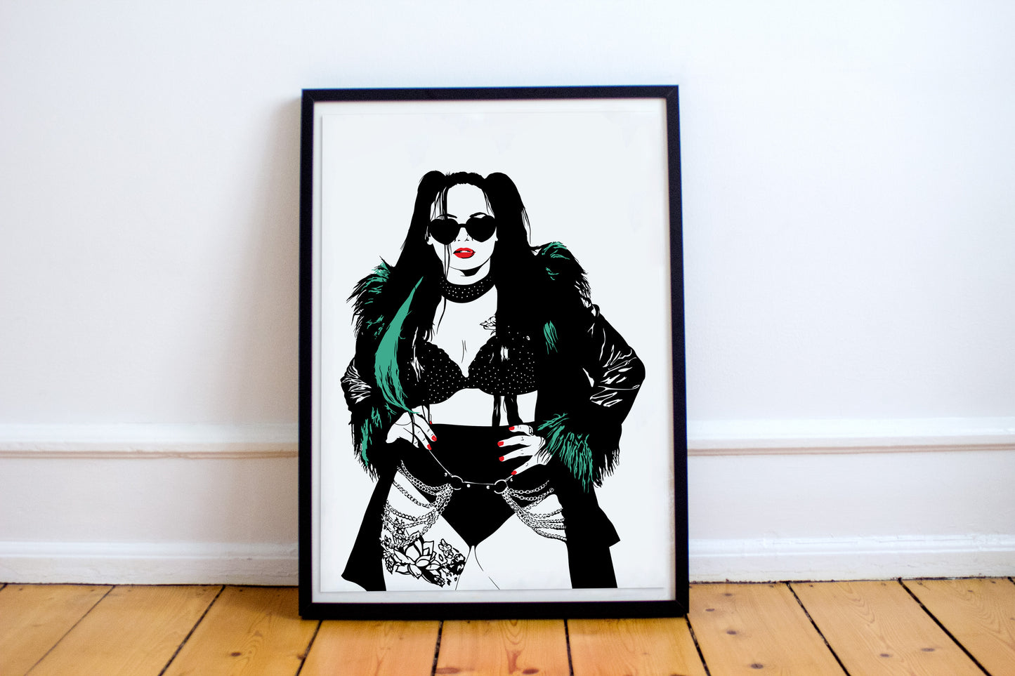 Lana Austin Art Print | The Lana Austin Experience | Professional Wrestling Decor | Minimalist Pop Culture Wall Art