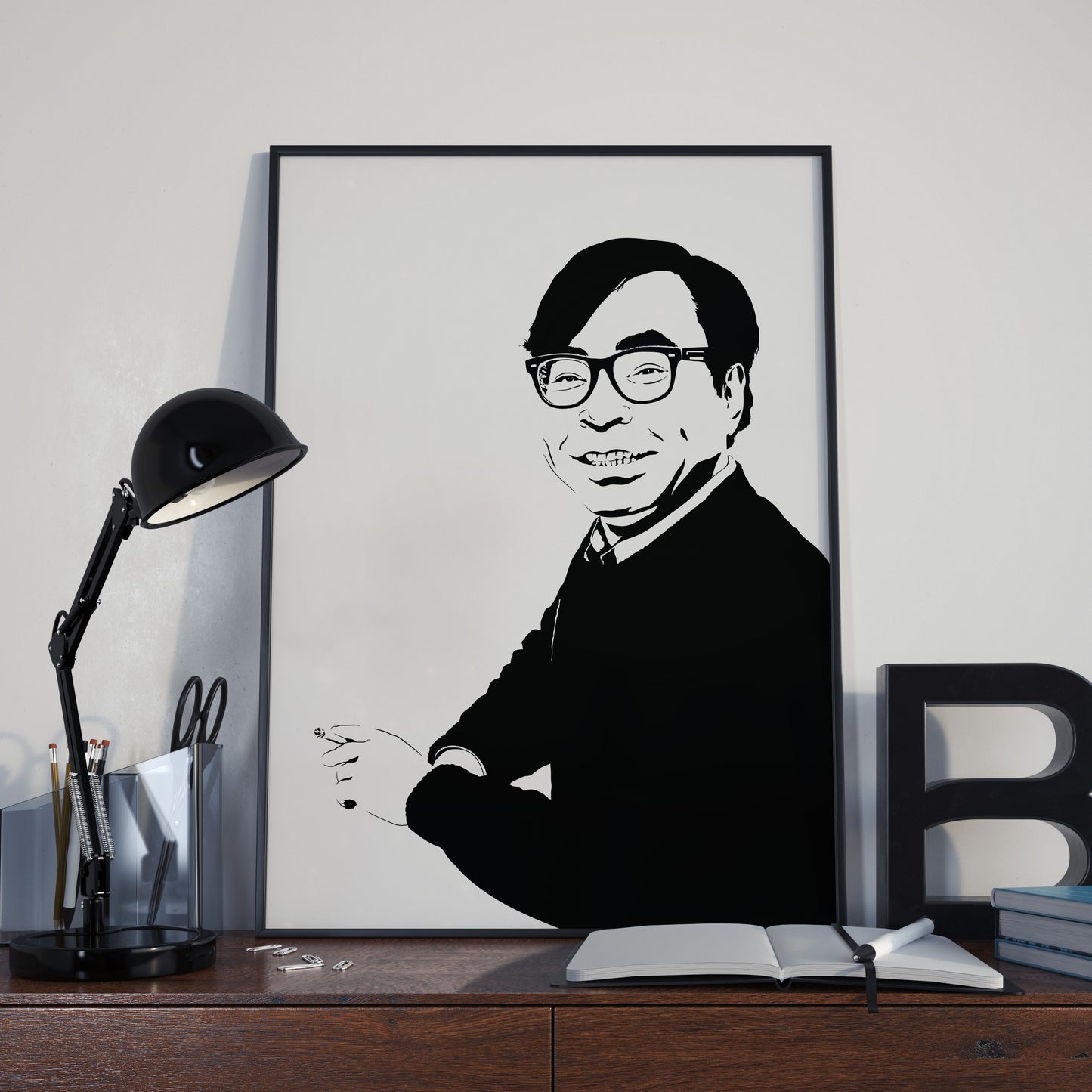 Hayao Miyazaki Art Print | Japanese Anime Decor | Studio Ghibli | Minimalist Pop Culture Wall Art