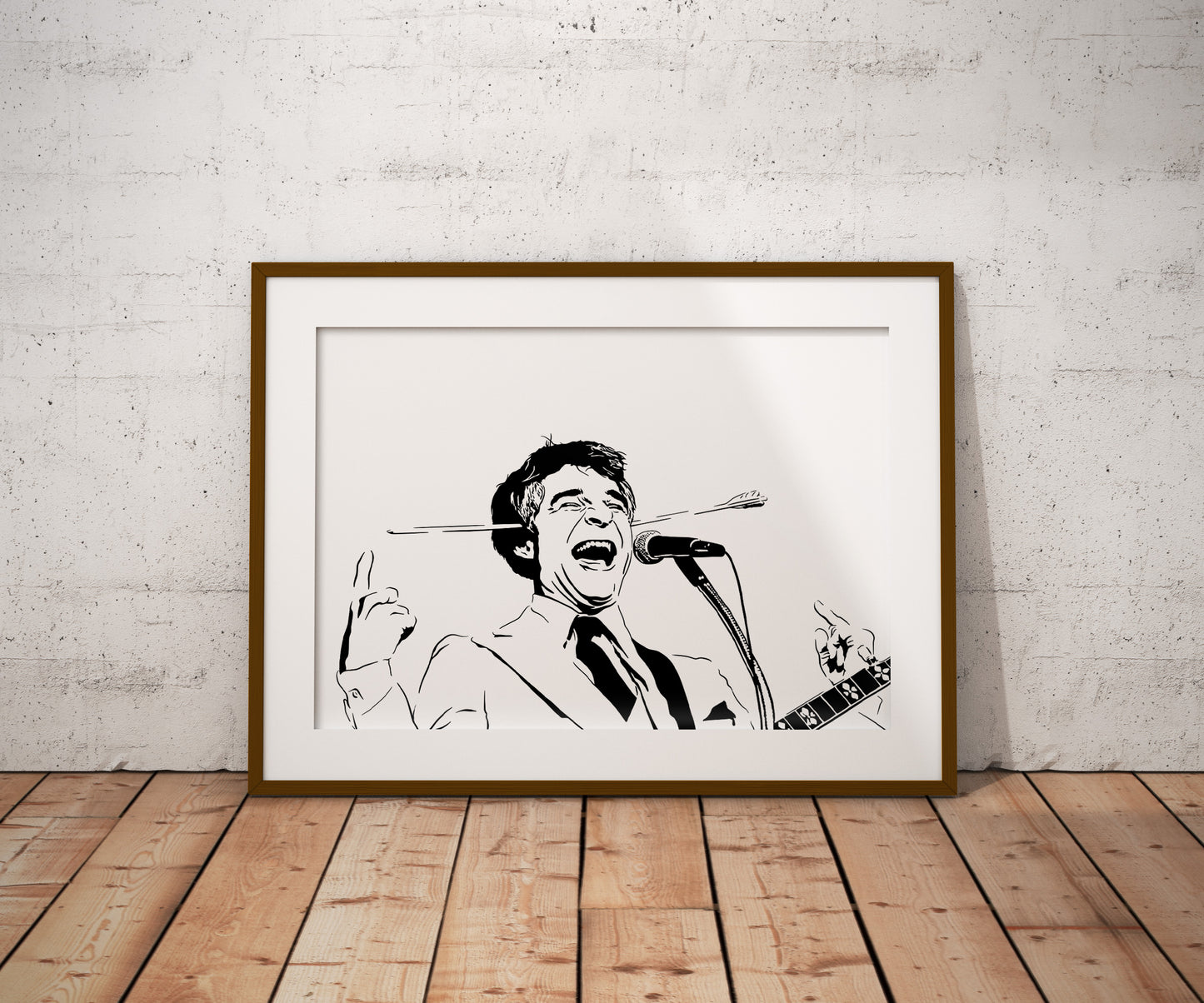 Steve Martin Art Print | Stand-Up Comedy Decor | Wild and Crazy Guy | Minimalist Pop Culture Wall Art