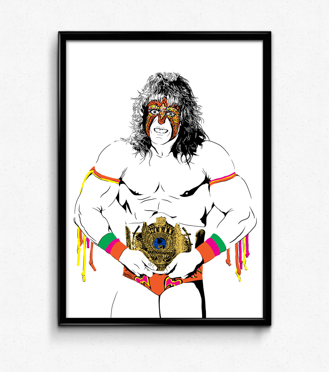 Ultimate shops Warrior Handmade Art Decor